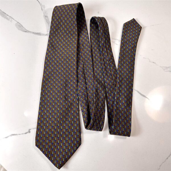 1254-Caravat-NINA RICCI Handmade tie-Đã sử dụng1