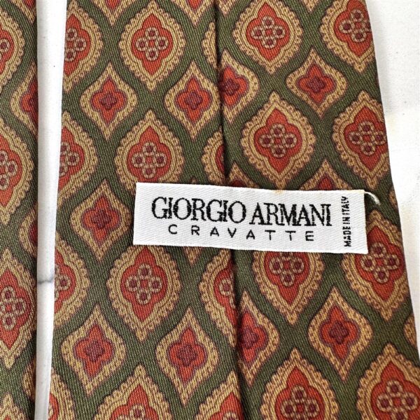 1257-Caravat-GIORGIO ARMANI vintage tie-Khá mới3