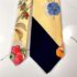 1260-Caravat-CARTIER Paris Flower vintage tie-Khá mới2
