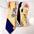 1260-Caravat-CARTIER Paris Flower vintage tie-Khá mới1