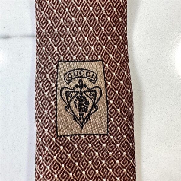 1264-Caravat-GUCCI vintage tie-Đã sử dụng5