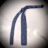 1280-Caravat-HERMES knitted blue tie-Khá mới7
