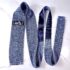 1280-Caravat-HERMES knitted blue tie-Khá mới2
