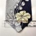 1290-Caravat-LEONARD flower vintage tie-Khá mới5