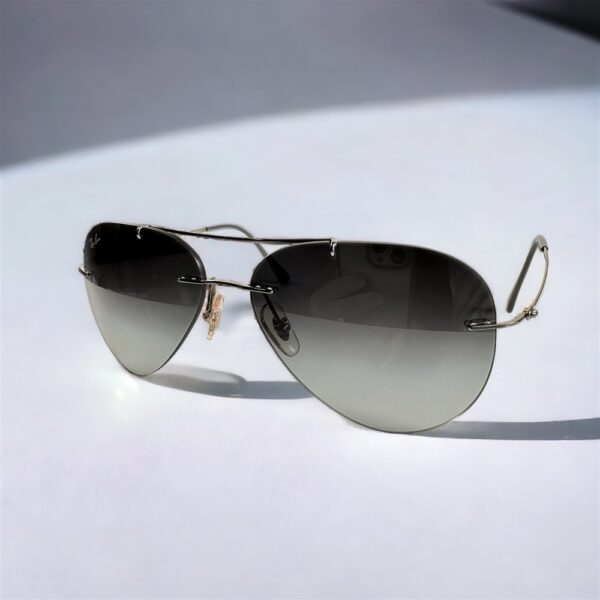 5925-Kính mát nam/nữ-RAYBAN LightRay RB8055 sunglasses-Khá mới0