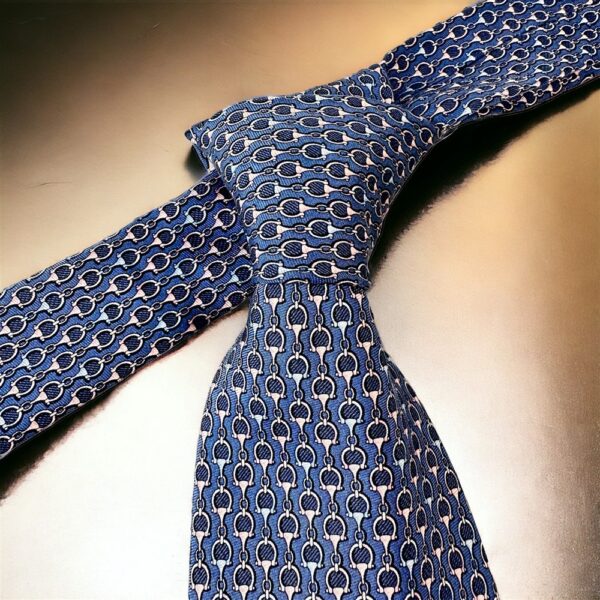 1252-Caravat-LANCEL Paris Handmade tie-Khá mới0