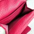 5403-Ví chữ nhật nữ-LEATHER JEWELS Bifold crocodile leather pink wallet-Khá mới17