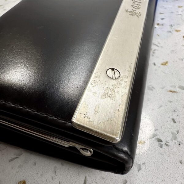 5415-Ví dài nữ-ARTHÉRAPIE black leather wallet-Đã sử dụng4