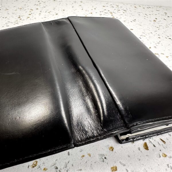 5415-Ví dài nữ-ARTHÉRAPIE black leather wallet-Đã sử dụng8