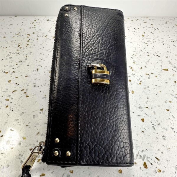5410-Ví dài nữ-CHLOE Paddington Black Leather wallet-Đã sử dụng1