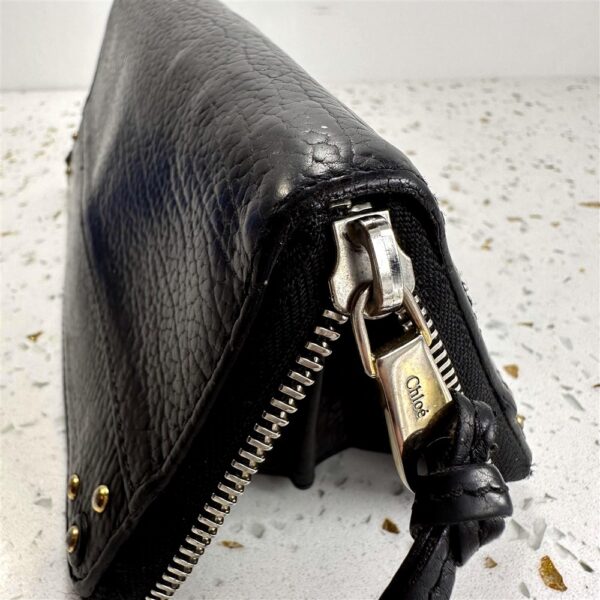 5410-Ví dài nữ-CHLOE Paddington Black Leather wallet-Đã sử dụng7