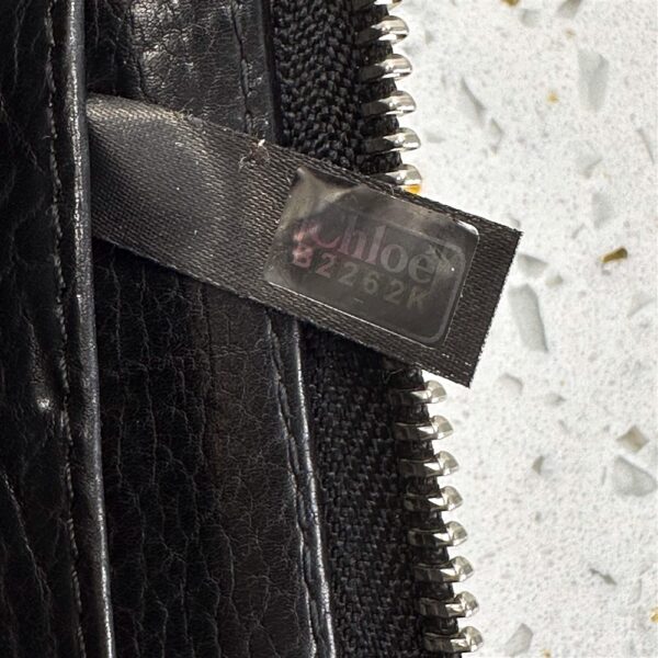 5410-Ví dài nữ-CHLOE Paddington Black Leather wallet-Đã sử dụng17