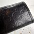 5416-Ví dài nữ-COACH black leather flap wallet-Đã sử dụng5