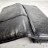 5416-Ví dài nữ-COACH black leather flap wallet-Đã sử dụng6
