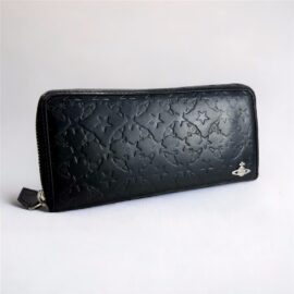 5417-Ví dài nữ-VIVIENNE WESTWOOD leather round zip wallet-Đã sử dụng
