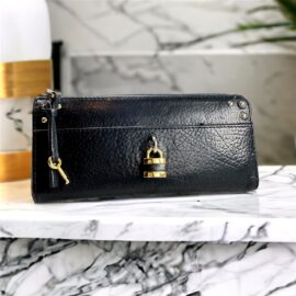 5410-Ví dài nữ-CHLOE Paddington Black Leather wallet-Đã sử dụng