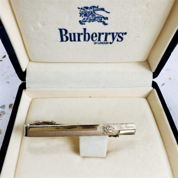 2218-BURBERRYS vintage Tie Clip-Kẹp cà vạt-Đã sử dụng1