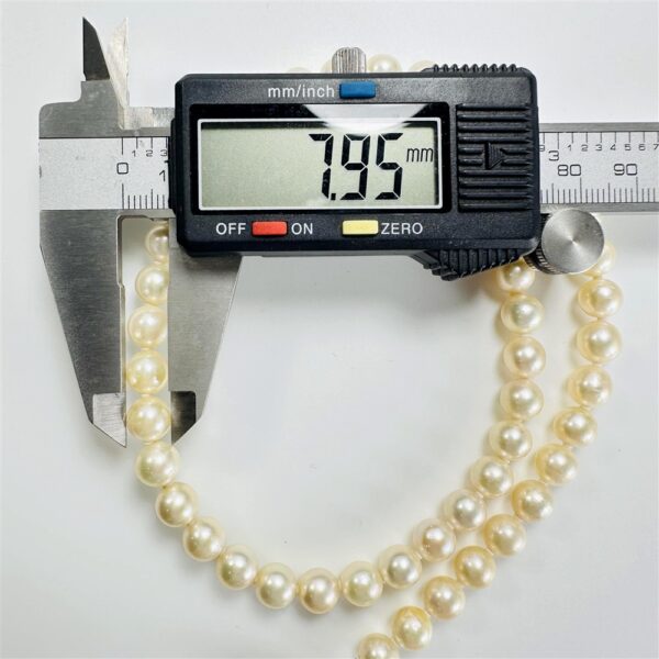 2258-Dây chuyền ngọc trai-Seawater cream pearl 8mm necklace11