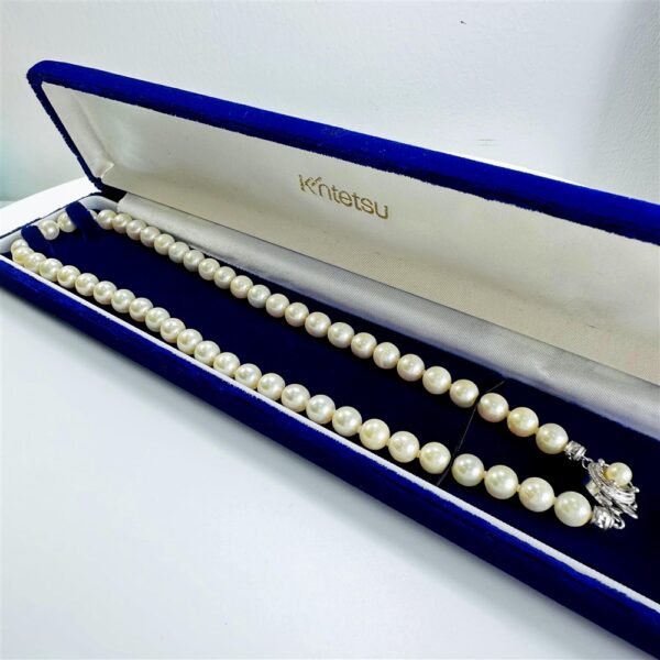 2258-Dây chuyền ngọc trai-Seawater cream pearl 8mm necklace13