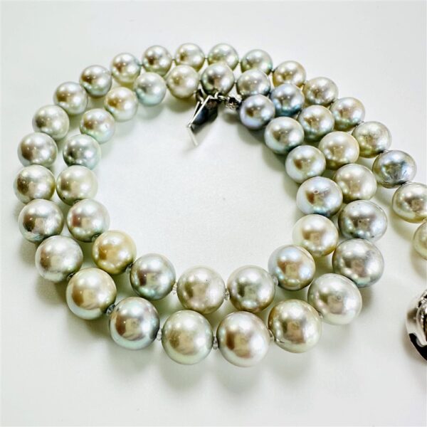2259-Dây chuyền ngọc trai-Seawater light blue pearl 7.5-8mm necklace6