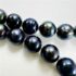 2257-Dây chuyền ngọc trai-Black & Blue seawater pearl 6.5mm necklace8