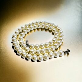2260-Dây chuyền giả ngọc trai-Faux cream pearl 7mm necklace