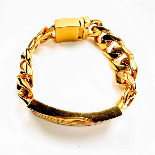 2262-Vòng tay nam/nữ-POLICE gold plated bracelet-Khá mới2