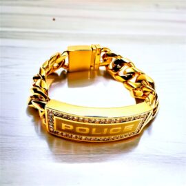 2262-Vòng tay nam/nữ-POLICE gold plated bracelet-Khá mới