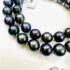 2257-Dây chuyền ngọc trai-Black & Blue seawater pearl 6.5mm necklace6