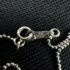 2286-Dây chuyền nữ-Silver and Tanzanite gemstone heart cut necklace-Như mới9