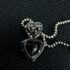 2286-Dây chuyền nữ-Silver and Tanzanite gemstone heart cut necklace-Như mới5