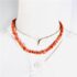 2279-Dây chuyền nữ-Japanese Pink Coral chips deep sea necklace2