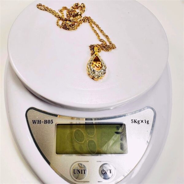 2293-Dây chuyền nữ-Nina Ricci gold plated & crystal necklace9