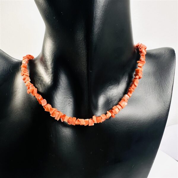 2279-Dây chuyền nữ-Japanese Pink Coral chips deep sea necklace1