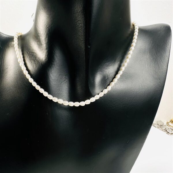 2275-Dây chuyền ngọc trai-Freshwater white pearl necklace1