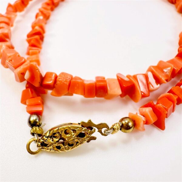 2279-Dây chuyền nữ-Japanese Pink Coral chips deep sea necklace7