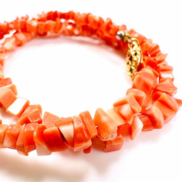 2279-Dây chuyền nữ-Japanese Pink Coral chips deep sea necklace6