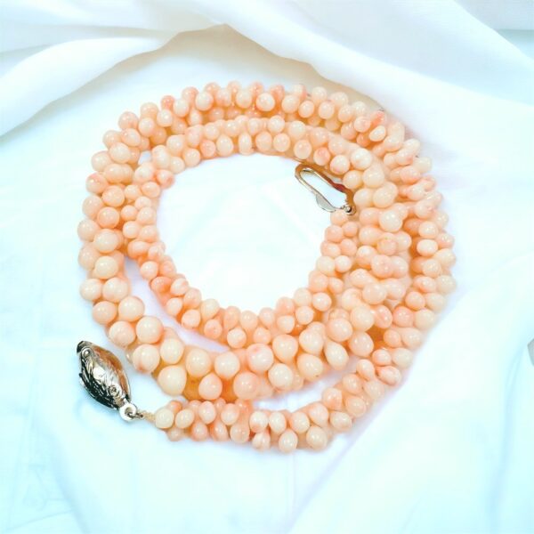 2276-Dây chuyền nữ-Japanese pink coral necklace0