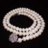 2274-Dây chuyền ngọc trai-Button freshwater pearl necklace1
