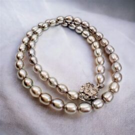 2271-Dây chuyền ngọc trai-Freshwater gray color pearl necklace