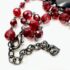 2290-Dây chuyền nữ-CAROLEE faceted smoky red glass necklace-Khá mới7