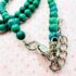 2291-Dây chuyền nữ-Turquoise bead necklace 4mm & silver 925 clasp7