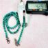 2291-Dây chuyền nữ-Turquoise bead necklace 4mm & silver 925 clasp8