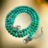 2291-Dây chuyền nữ-Turquoise bead necklace 4mm & silver 925 clasp0
