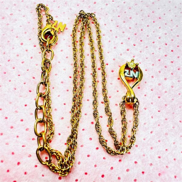 2294-Dây chuyền nữ-Nina Ricci gold plated & crystal necklace (Sao chép)5