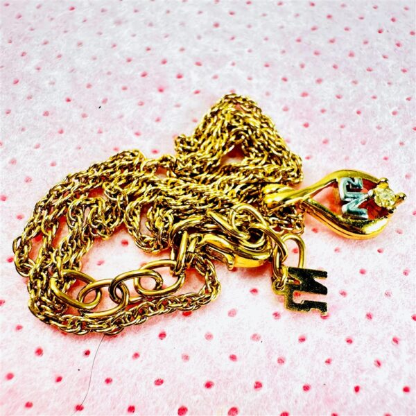 2294-Dây chuyền nữ-Nina Ricci gold plated & crystal necklace (Sao chép)6