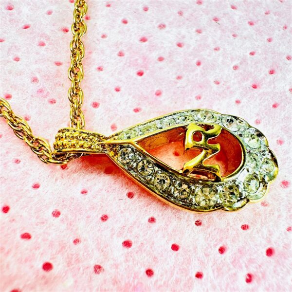 2293-Dây chuyền nữ-Nina Ricci gold plated & crystal necklace4