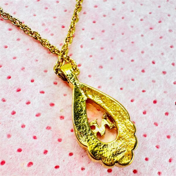 2293-Dây chuyền nữ-Nina Ricci gold plated & crystal necklace5