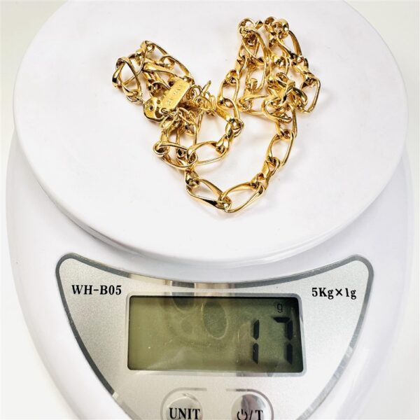 2305-Dây chuyền nữ-BALMAIN gold plated vintage necklace-Như mới13