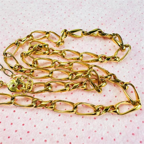 2305-Dây chuyền nữ-BALMAIN gold plated vintage necklace-Như mới7